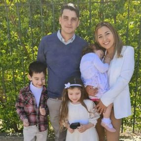 María Celeste, Familia en Villa Gobernador Galvez