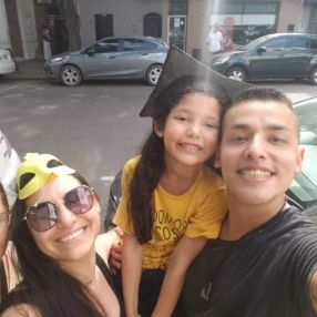 Cristian gabriel, Familia en Rosario