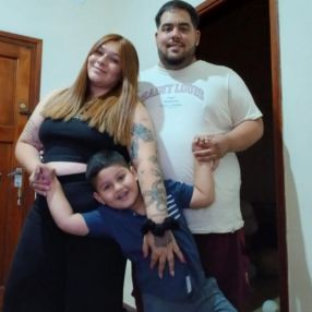 Candelaria, Familia en Manuel Alberti