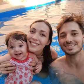 Noelia, Family in Santa Lucía