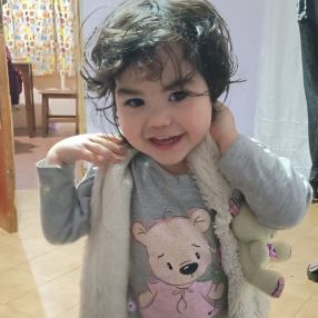 Celeste, Familia en Villa José León Suárez