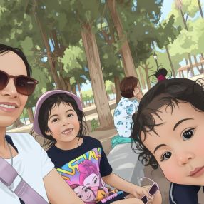 Noelia, Familia en Salta
