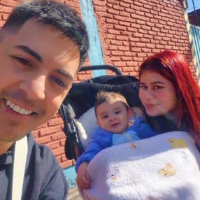 Franco David, Familia en San Justo