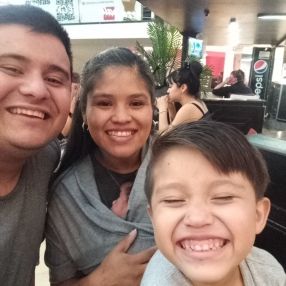 Gaston Fabian, Familia en Villa Celina