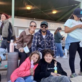 Ale, Familia en Villa de Mayo
