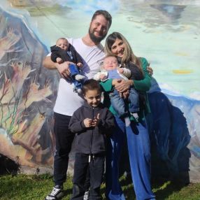 Leandro, Familia en Mar del Plata