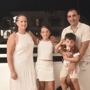 MELINA, Familia en Rafaela