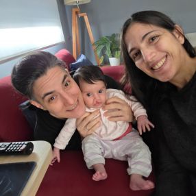 Delfina, Familia en San Fernando
