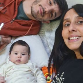 Gisela Noemí, Familia en General San Martin
