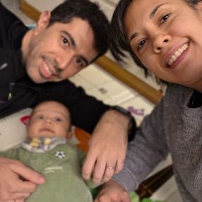 Mercedes, Family in Lanús Oeste