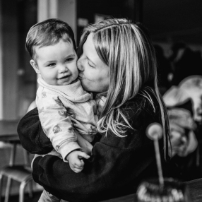 Michèle, Famille à De Haan