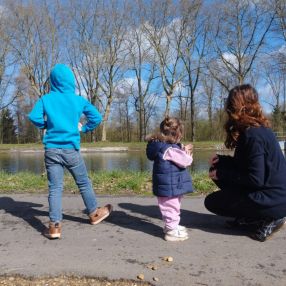 Francesca, Gezin in Pelt