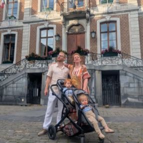 Stéphanie, Gezin in Amay
