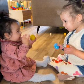 Audrey, Gezin in Evere