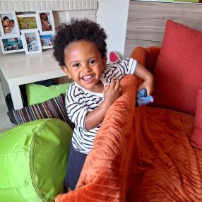 Laurence, Gezin in Dilbeek