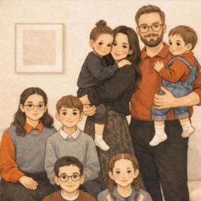 Albina, Famille à Bertem