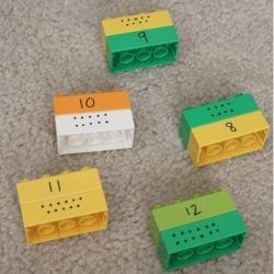 juegos con números para niños LEGO