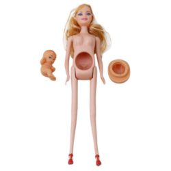 Barbie embarazada desmontada en piezas