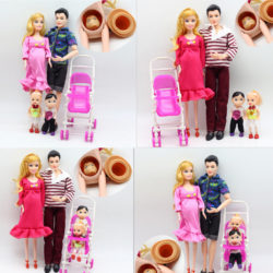 Barbie embarazada en familia
