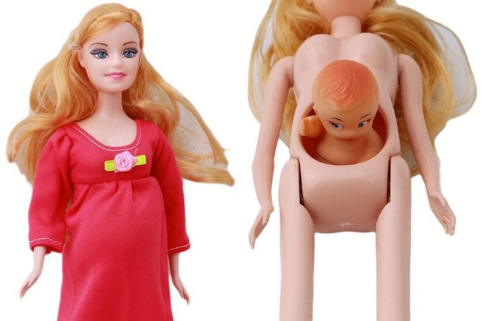 Barbie embarazada vestida y desnuda Amazon