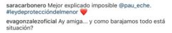 Comentarios en Instagram de Paula Echevarría tras denunciar el acoso mediático a su hija