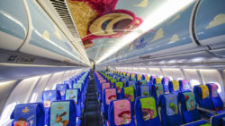 Interior de avión de Toy Story