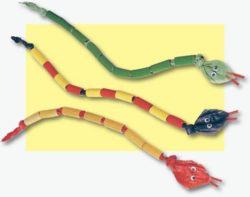 manualidades para niños con pasta, serpiente