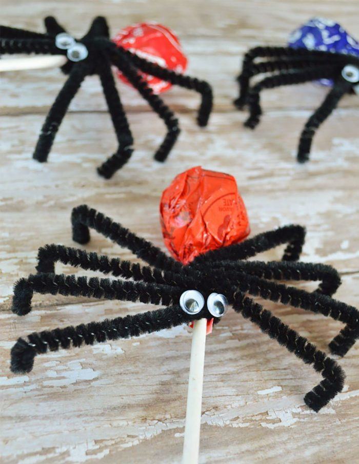 Manualidades de Halloween para niños, arañas