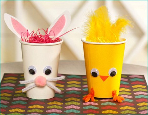 Easter egg cup glazen voor kinderen