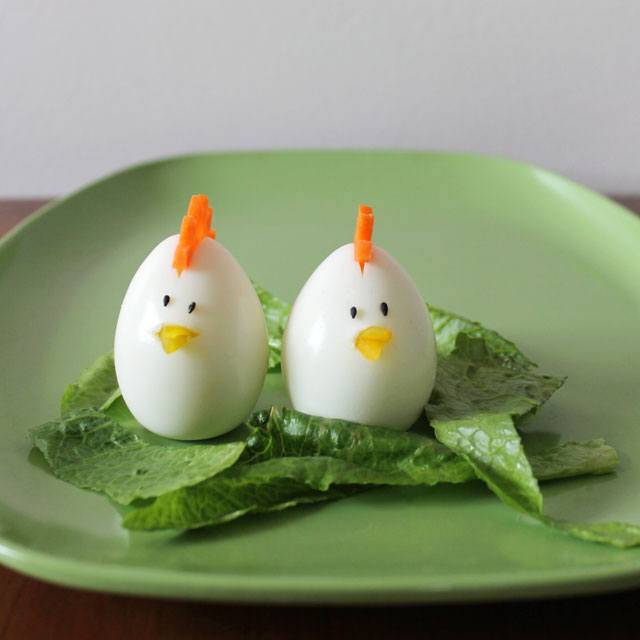 Ricette di Pasqua da fare con i bambini: pulcini di uova sode