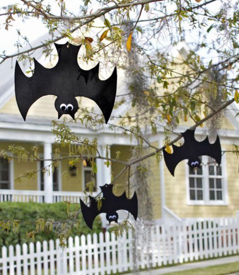 Boao 60 Pezzi Halloween Festa Appeso Turbinio Carte Soffitto Decorazioni Pipistrello Sorridente Viso Fantasma Zucca per Fantasma Casa Decorazione Halloween Festa 