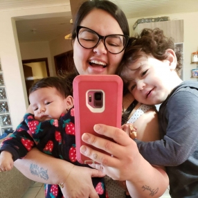 Evelin, Família em Gravataí