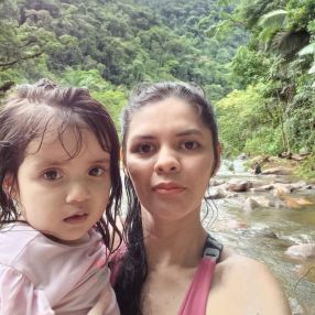 Thayna, Family in Blumenau