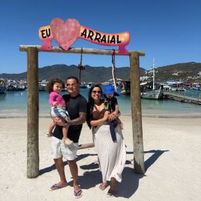 Luana, Família em Guarulhos
