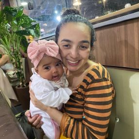 Carolina, Família em Bertioga