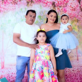 Jacqueline, Família em Guarujá