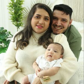 Cintia, Família em Teresópolis