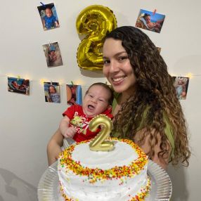 Jorgiana, Família em Joaçaba