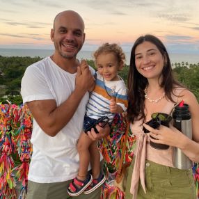 Luciana, Família em Garopaba