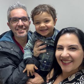 Natallyn, Family in Santo André