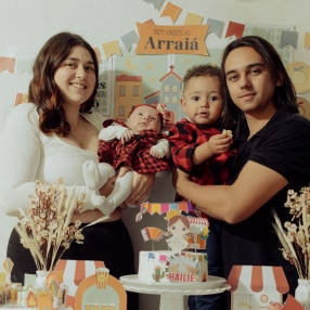 Eduarda, Family in Ribeirão Pires