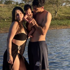 Fabielle, Família em Luziânia