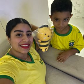 Giovanna, Família em Teixeira de Freitas