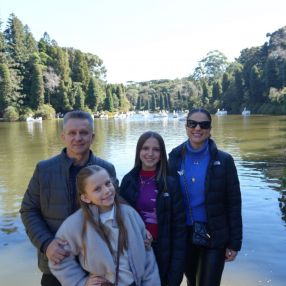 Leticia, Família em Braço do Norte