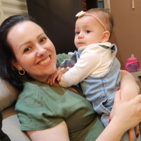 Ana Caroline, Família em Estância Velha