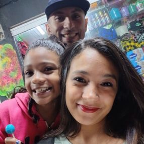 Nathy, Família em São Vicente