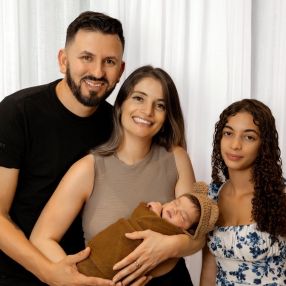 Leonora Valéria, Família em Lajeado