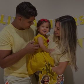 Giulia, Família em Guarujá