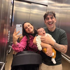 Erika, Família em Guarujá