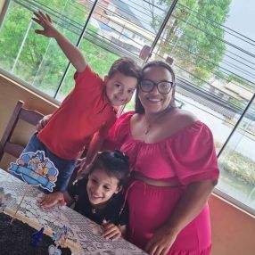 Thayna, Família em Biguaçu